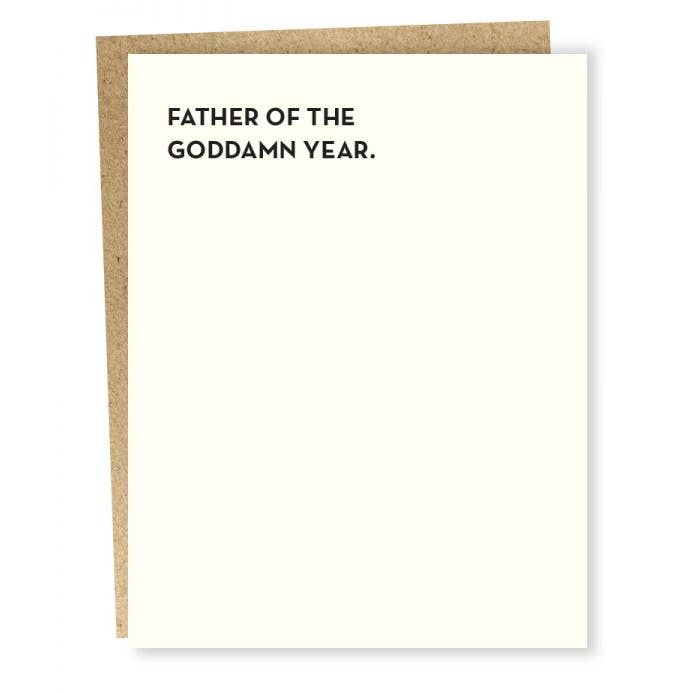 #936: Father Of The Year Card for wholesale by Sapling Press