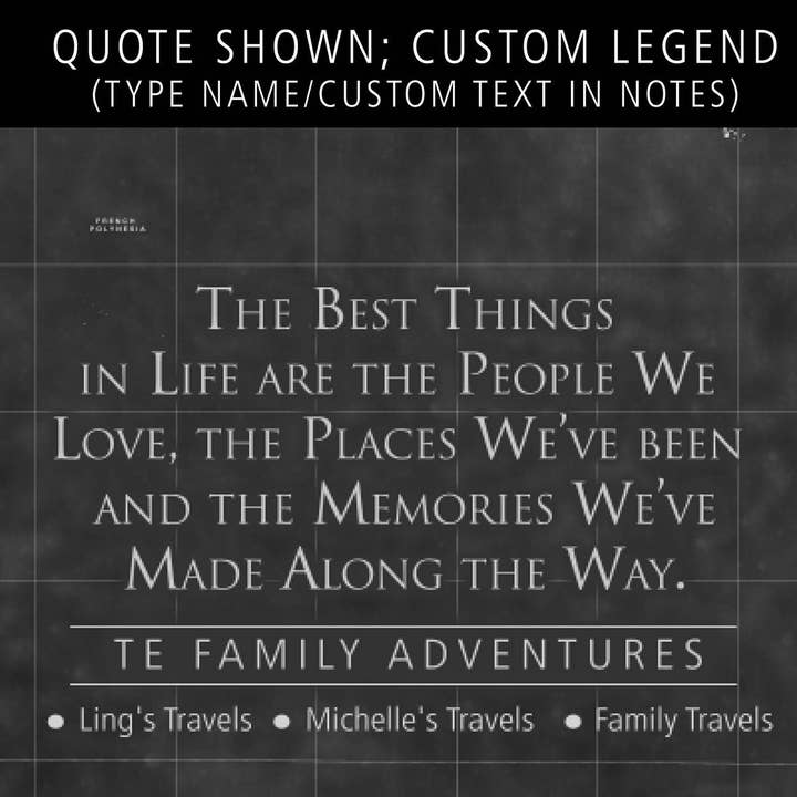 48"x30" Single Panel No Quote with Legend Current Push-Pins World Map for wholesale by HolyCowCanvas