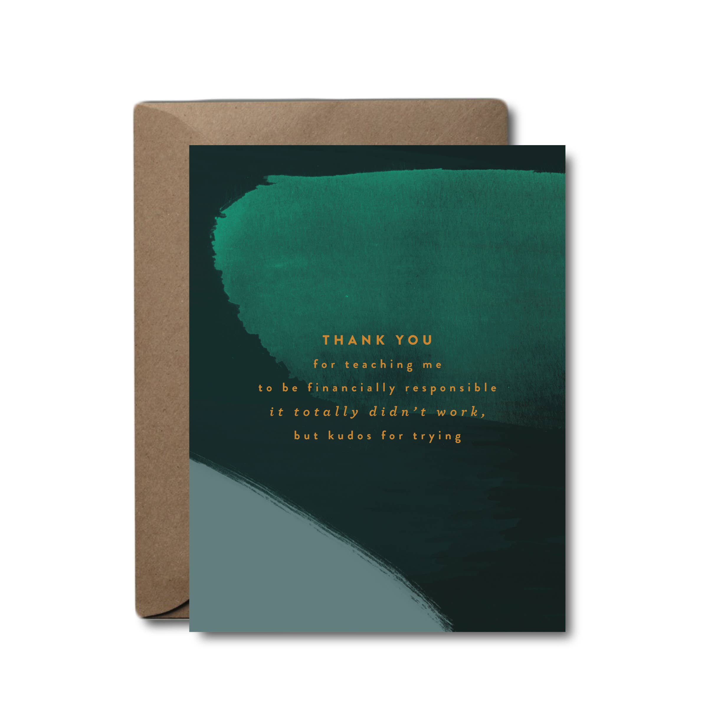 Black Lab Studio - Wholesale Father's Day Card - Financially Responsible Father's Day Greeting Card