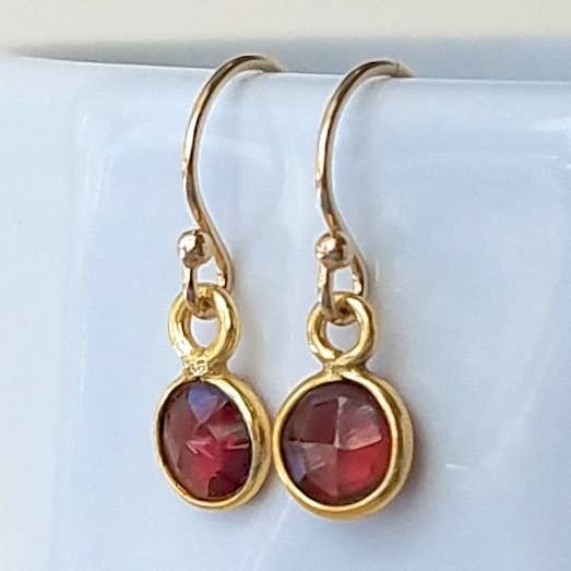 Granaat oorbellen voor wholesale door MissElenious Jewelry