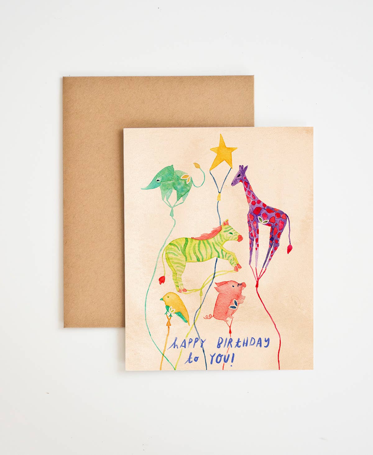 Meera Lee Patel - Wholesale Birthday Card - Happy Birthday To You Animals Card0