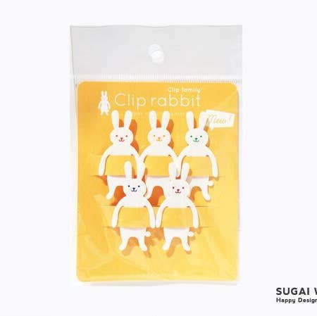 SUGAI WORLD - Wholesale Paperclip - Clip Family Paperclip/Bookmark - White Rabbit0