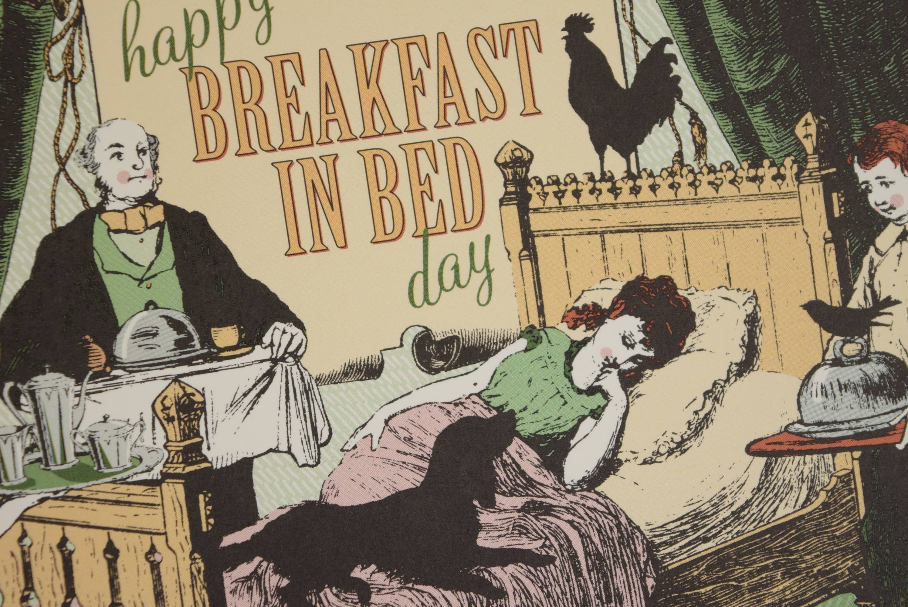 Oddball Press LLC - Wholesale Love Card - Breakfast in Bed1