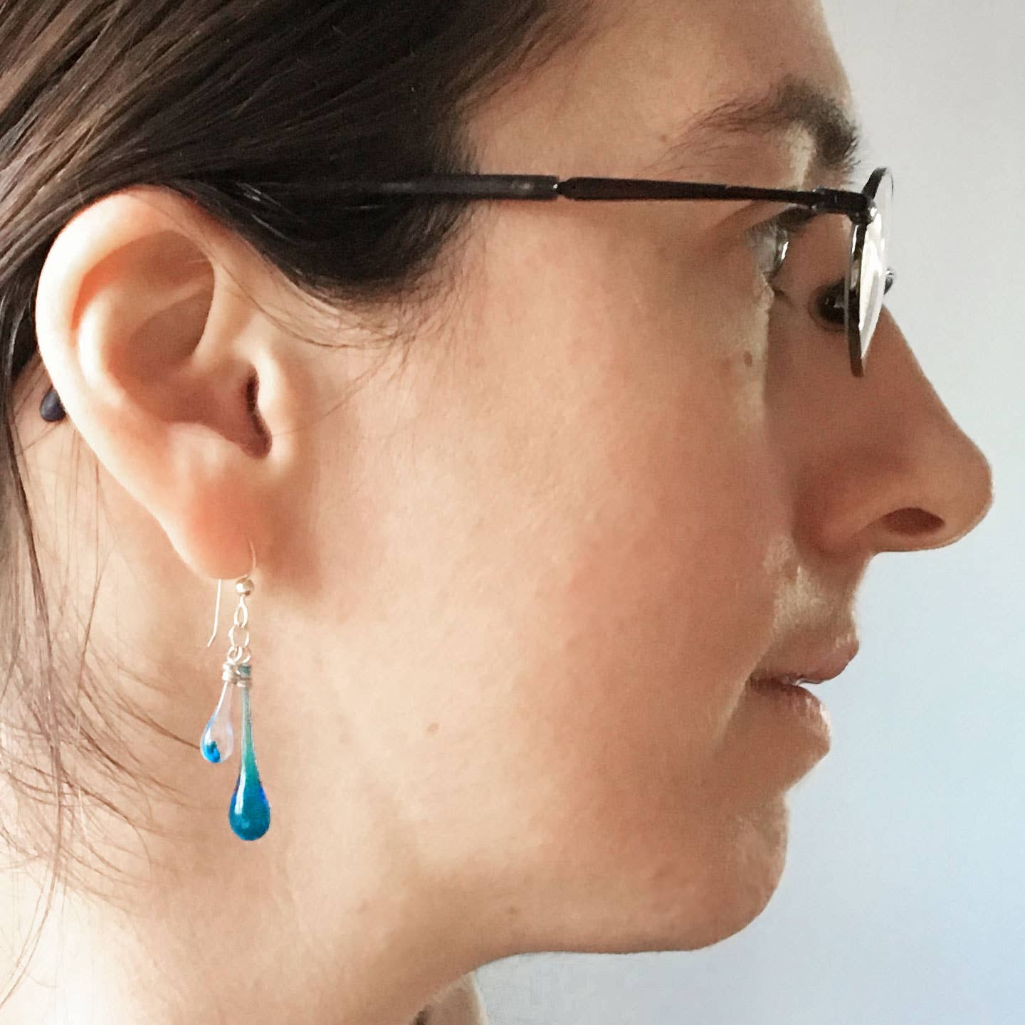 Sundrop Jewelry - Wholesale Dangle Earrings - Duet Colorful Glass Teardrop Earrings11