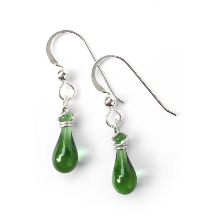 Sundrop Jewelry - Wholesale Dangle Earrings - Demi Glass Teardrop Earrings4