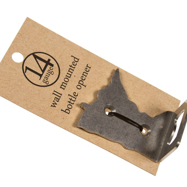mn wall mounted bottle opener for wholesale by 14 Gauge LLC