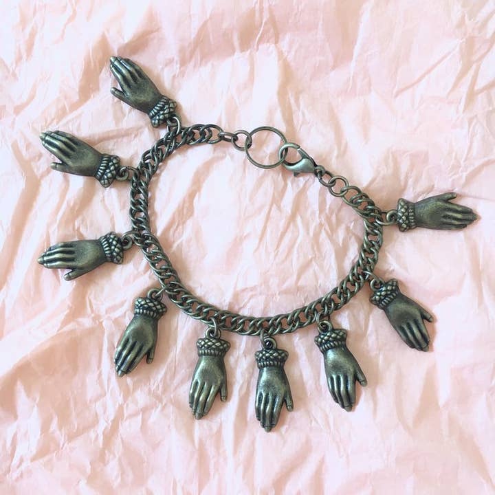Hands On Charm Bracelet for wholesale by Odyssey & Oddities