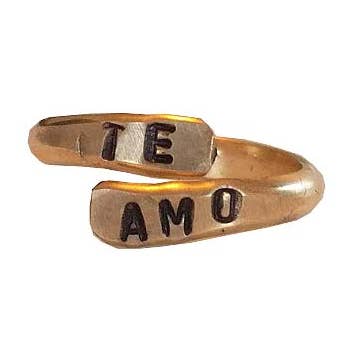 Sterling Silver Te Amo Ring for wholesale by Sweet 1985