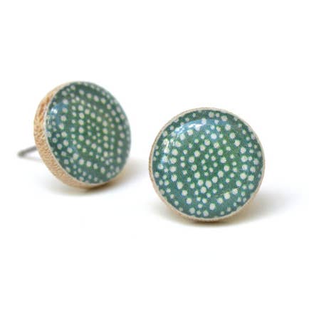 Starlight Woods - Wholesale Stud/Post Earrings - Boho Robin's Egg Blue Studs1