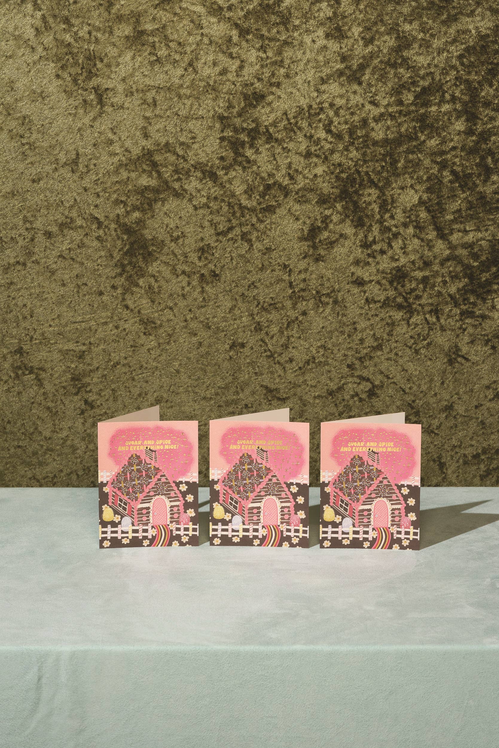 Red Cap Cards - Vendita all'ingrosso Biglietti di auguri di buone feste - Biglietto di auguri per le vacanze di Gingerbread House1