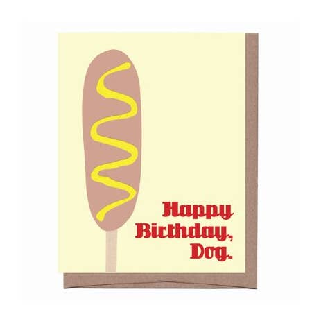 Corndog födelsedag gratulationskort för wholesale av La Familia Green