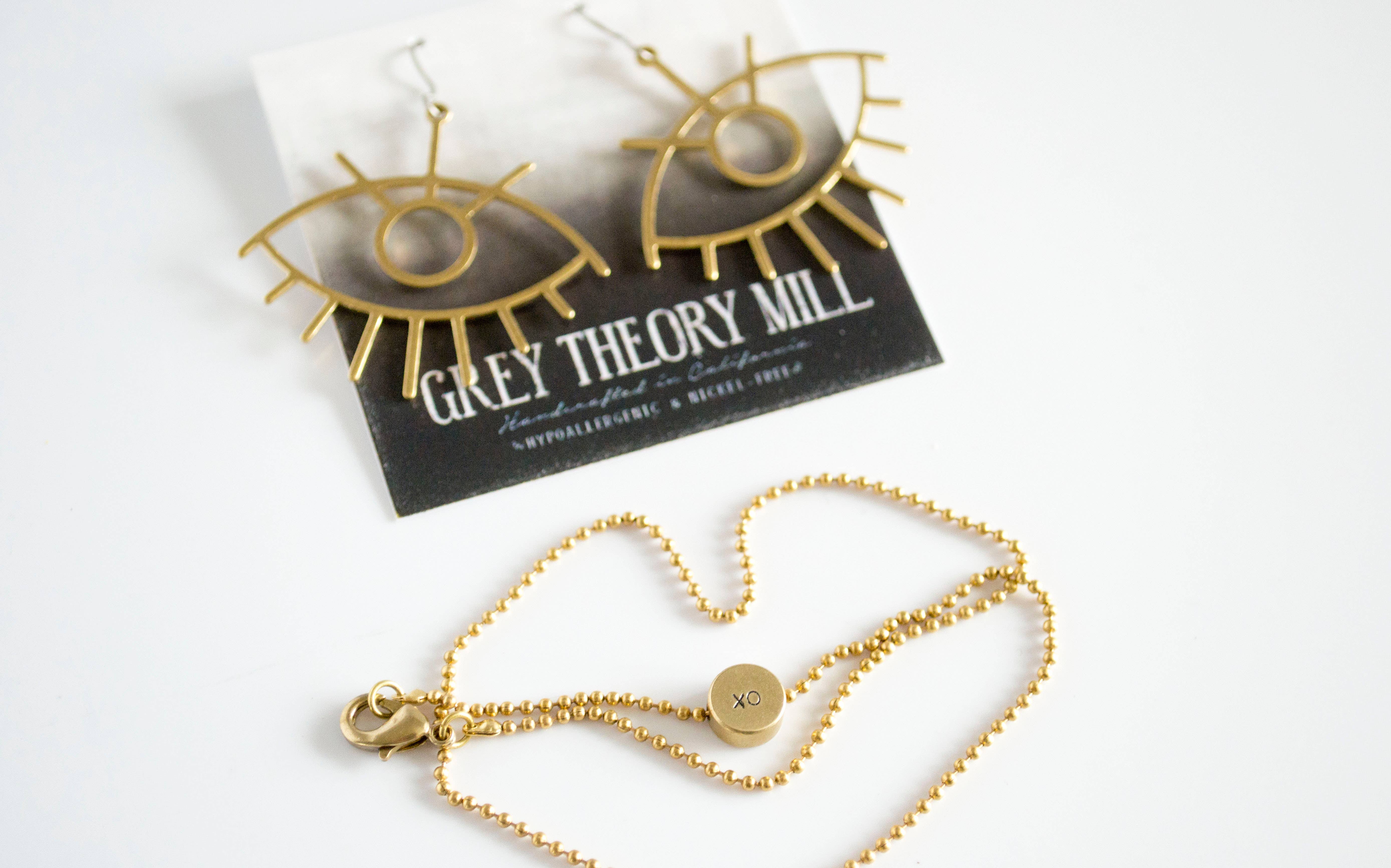 Grey Theory Mill - Wholesale Dangle Earrings - Eye dangly earrings3