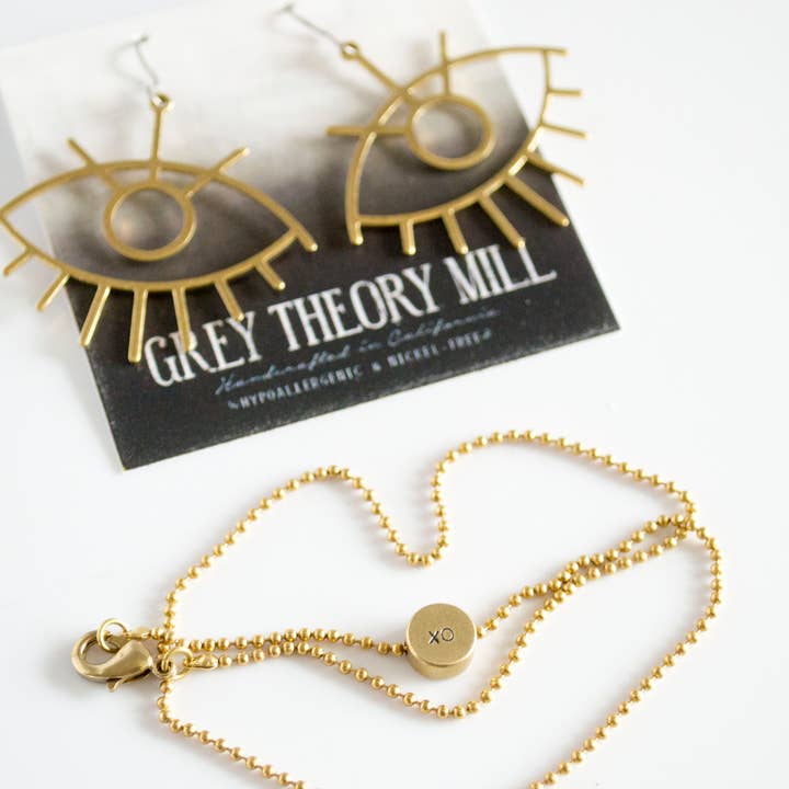 Grey Theory Mill - Wholesale Dangle Earrings - Eye dangly earrings3