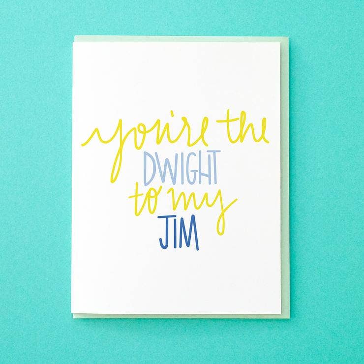 Tick Tock Press - Wholesale Love Card - Dwight To My Jim0