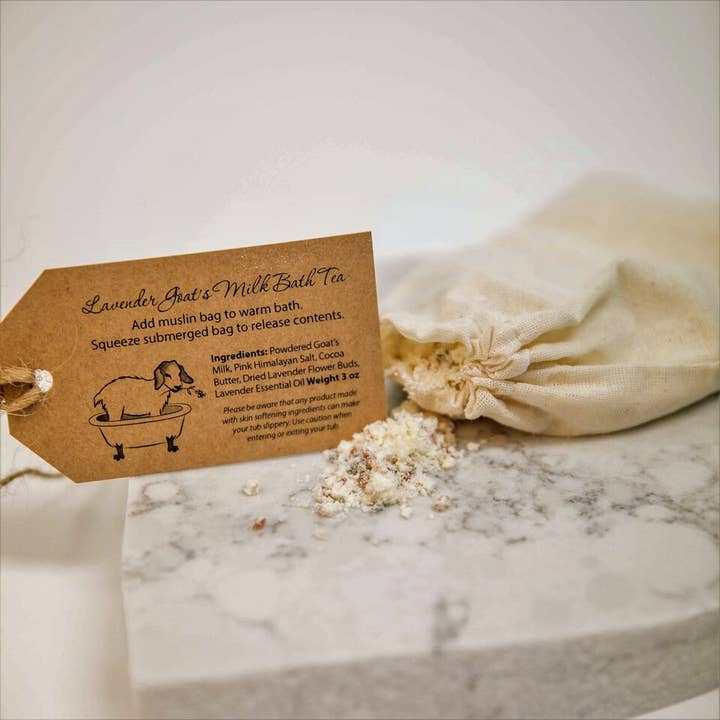 1818 Farms - Wholesale Bath Soak/Milk - Lavender Goat's Milk Bath Tea - Packet1
