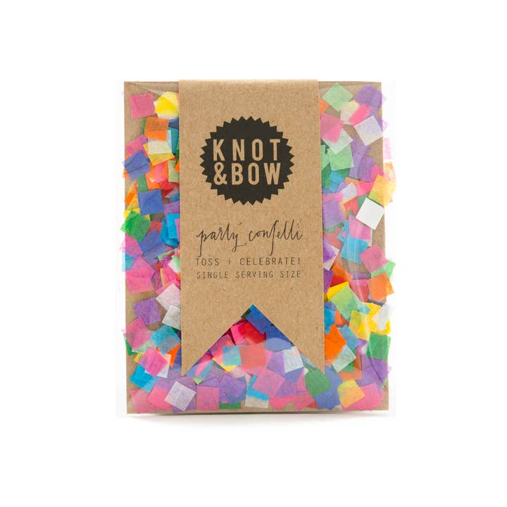 Knot & Bow - Wholesale Confetti - Tiny Rainbow Single Serving Sizeâ„¢ Confetti