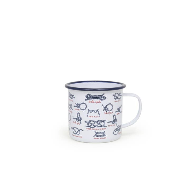 Crow Canyon Home - Wholesale Coffee Mug - Fishs Eddy x CCH Enamelware 16 oz Large Mug3