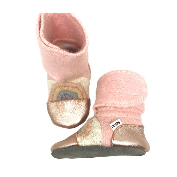 Nooks Design - Wholesale Booties - Baby - Love Child Felted Wool Booties1