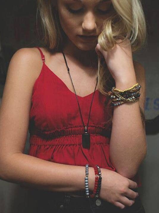 BOPS WHOLESALE - Wholesale Pendant/Charm Necklace - ZENGO STONE VIAL NECKLACE "AMAZONITE"5