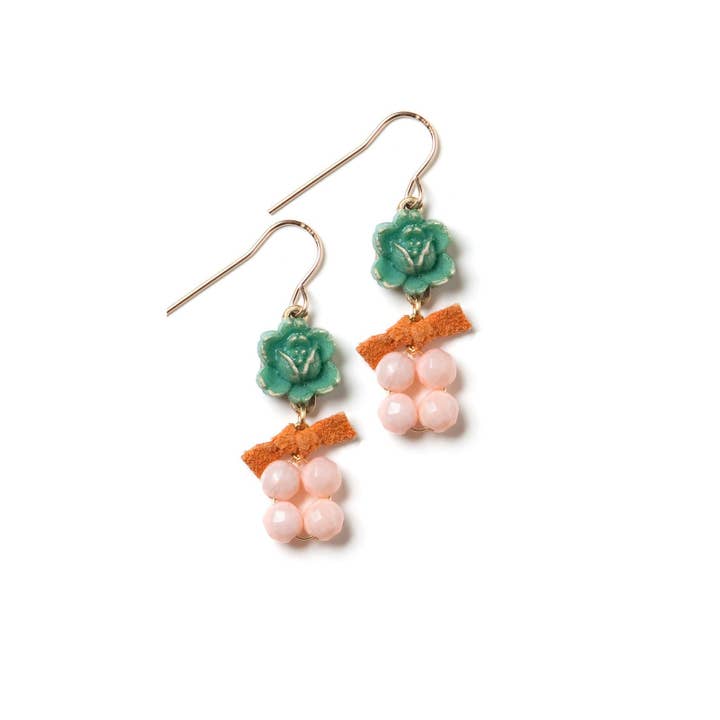 Elements Jill Schwartz - Wholesale Dangle Earrings - Pastel Fields Earrings