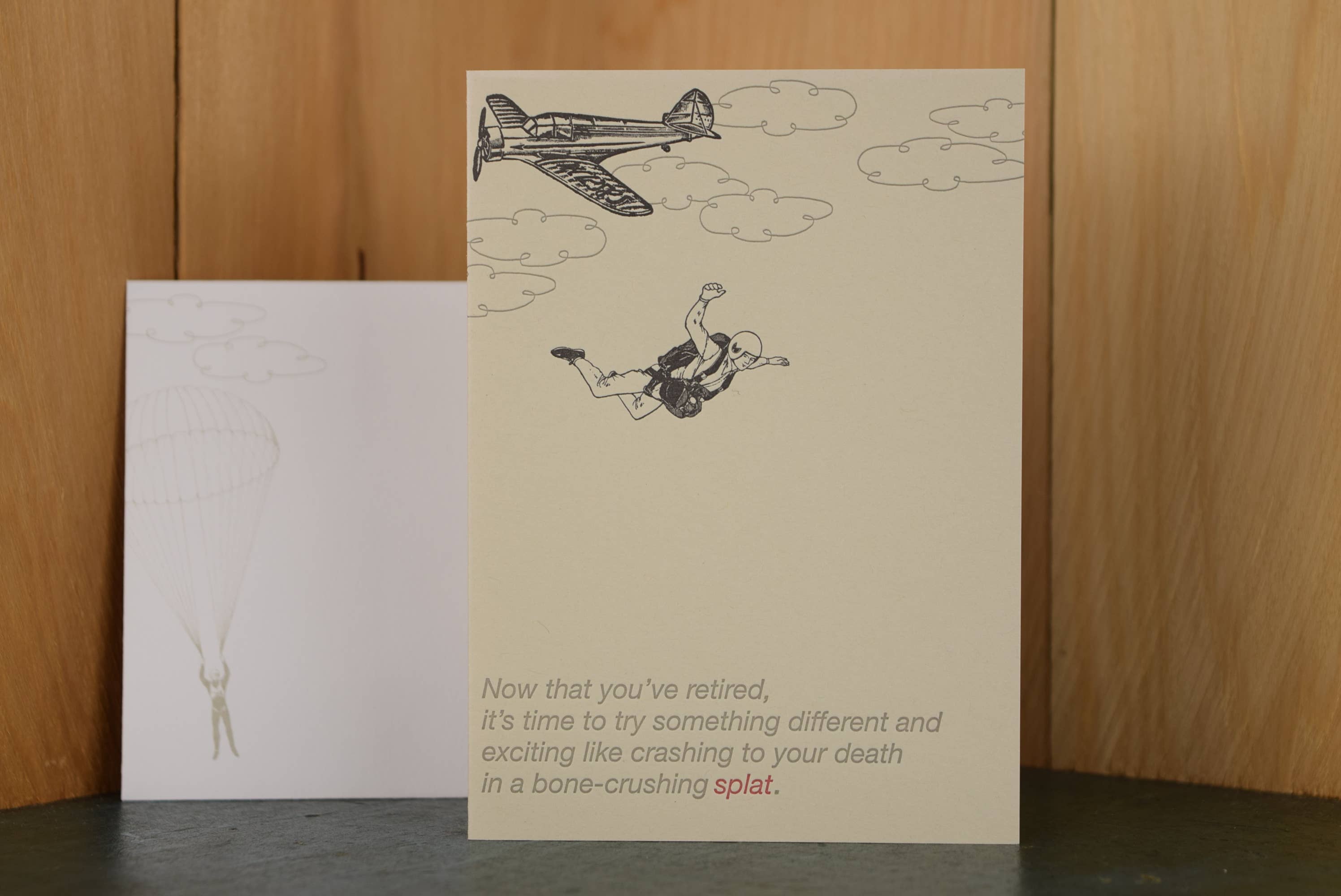 Oddball Press LLC - Wholesale Retirement Card - Splat Card0