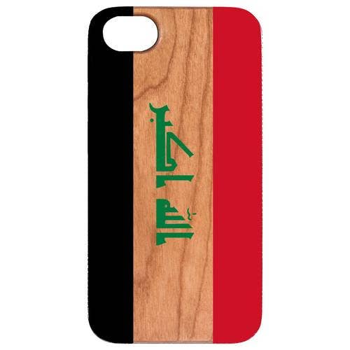 Cherry Wood - Flag Iraq UV Color Printed for wholesale by OTTO CASE