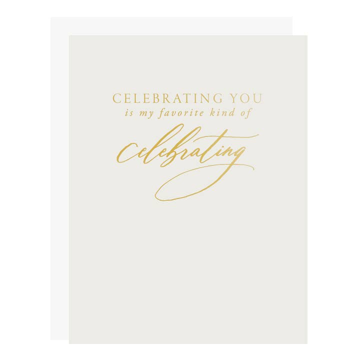 Little Well Paper Co. - Wholesale Congratulations Card - Celebrating You Card0