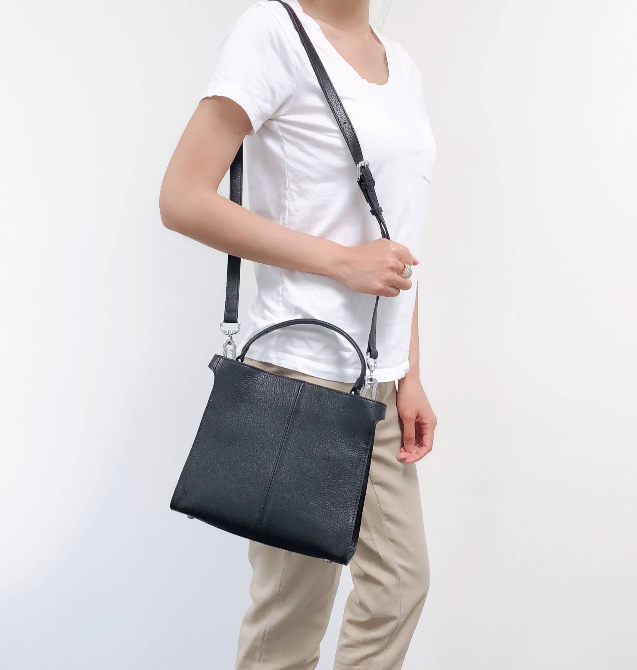 a. dorée – wholesale Väska med handtag – Dam – Roxanne Shoppingväskor - Svart3