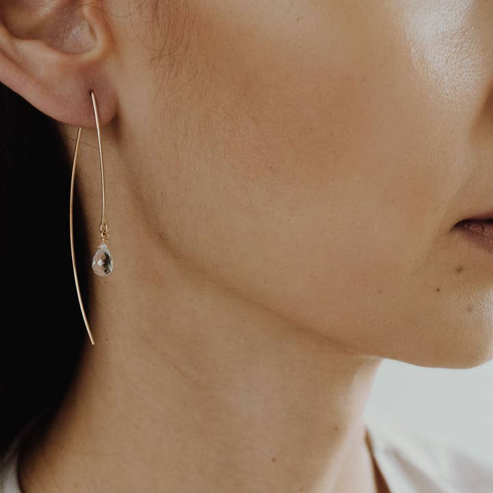 Sarai Crescent Earrings for wholesale by Aerlume