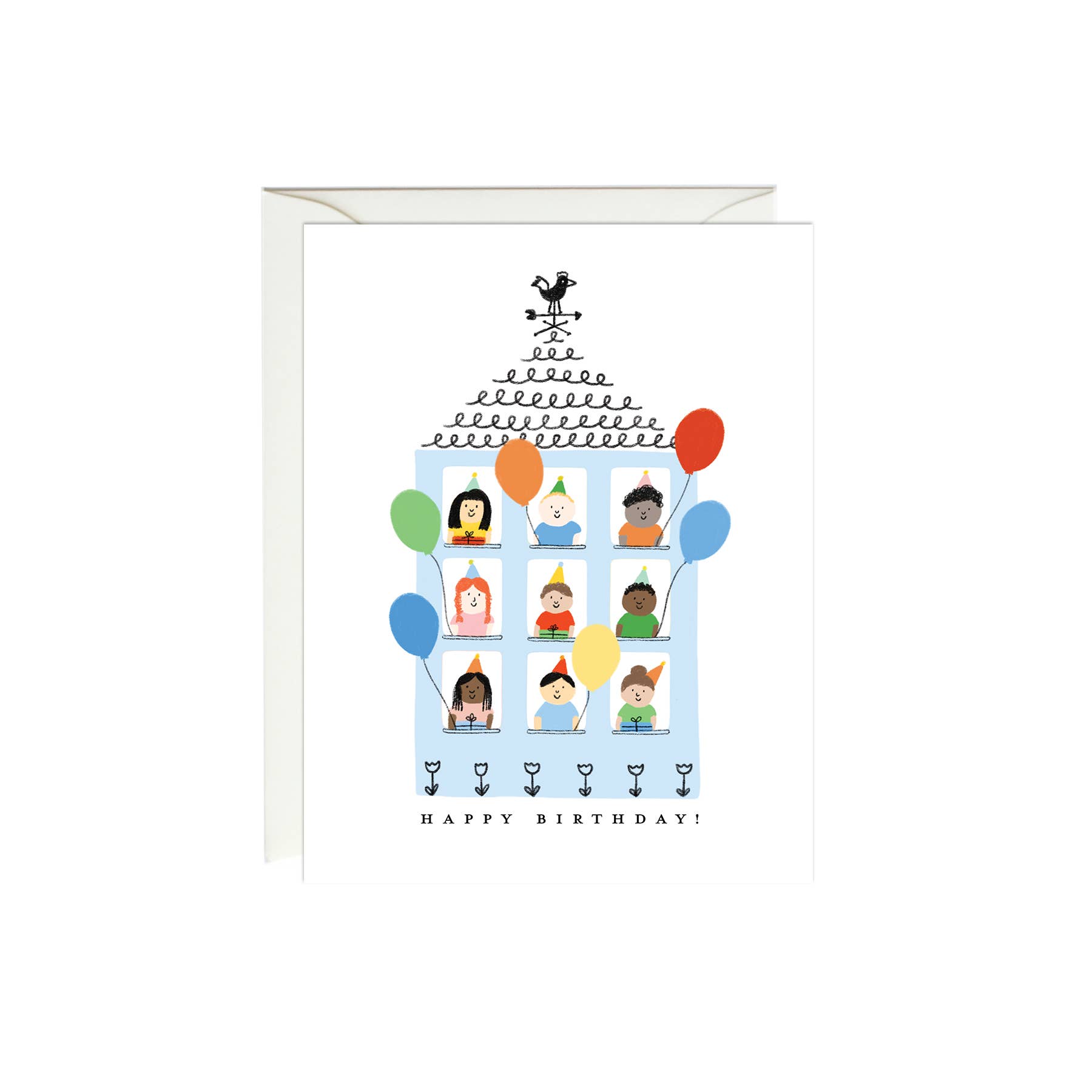 Paula & Waffle - Wholesale Birthday Card - Birthday House Card