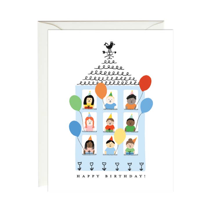 Paula & Waffle - Wholesale Birthday Card - Birthday House Card0