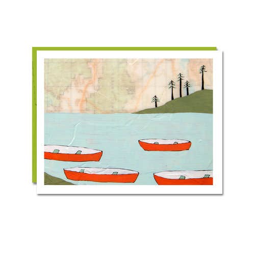 Rachel Austin – Großhandel Grußkarten für den Alltag – Canoes Karte