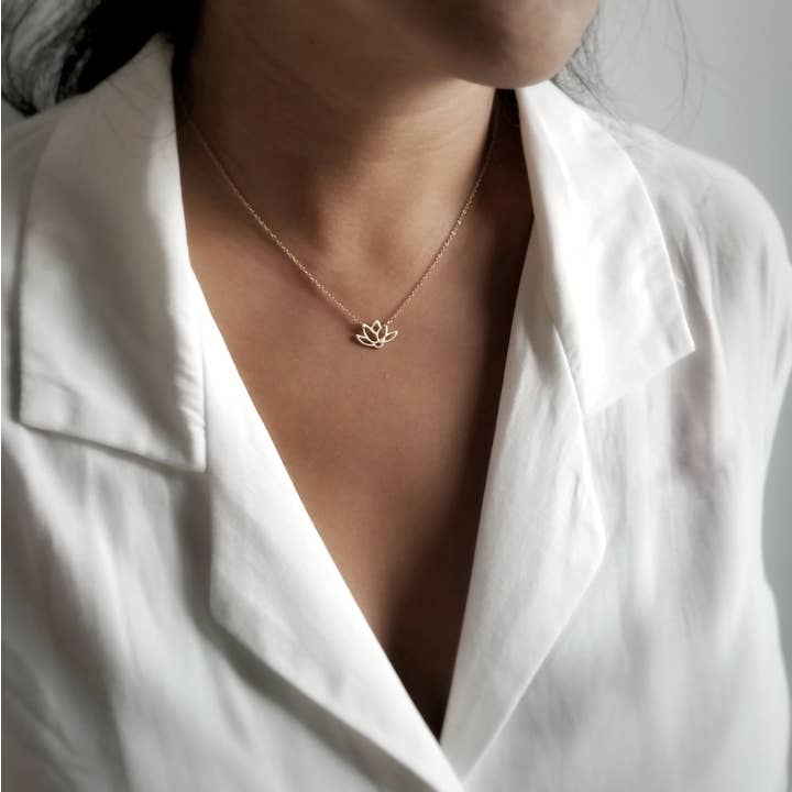 Kind Karma Company - Wholesale Halskettinghanger - Lotus ketting