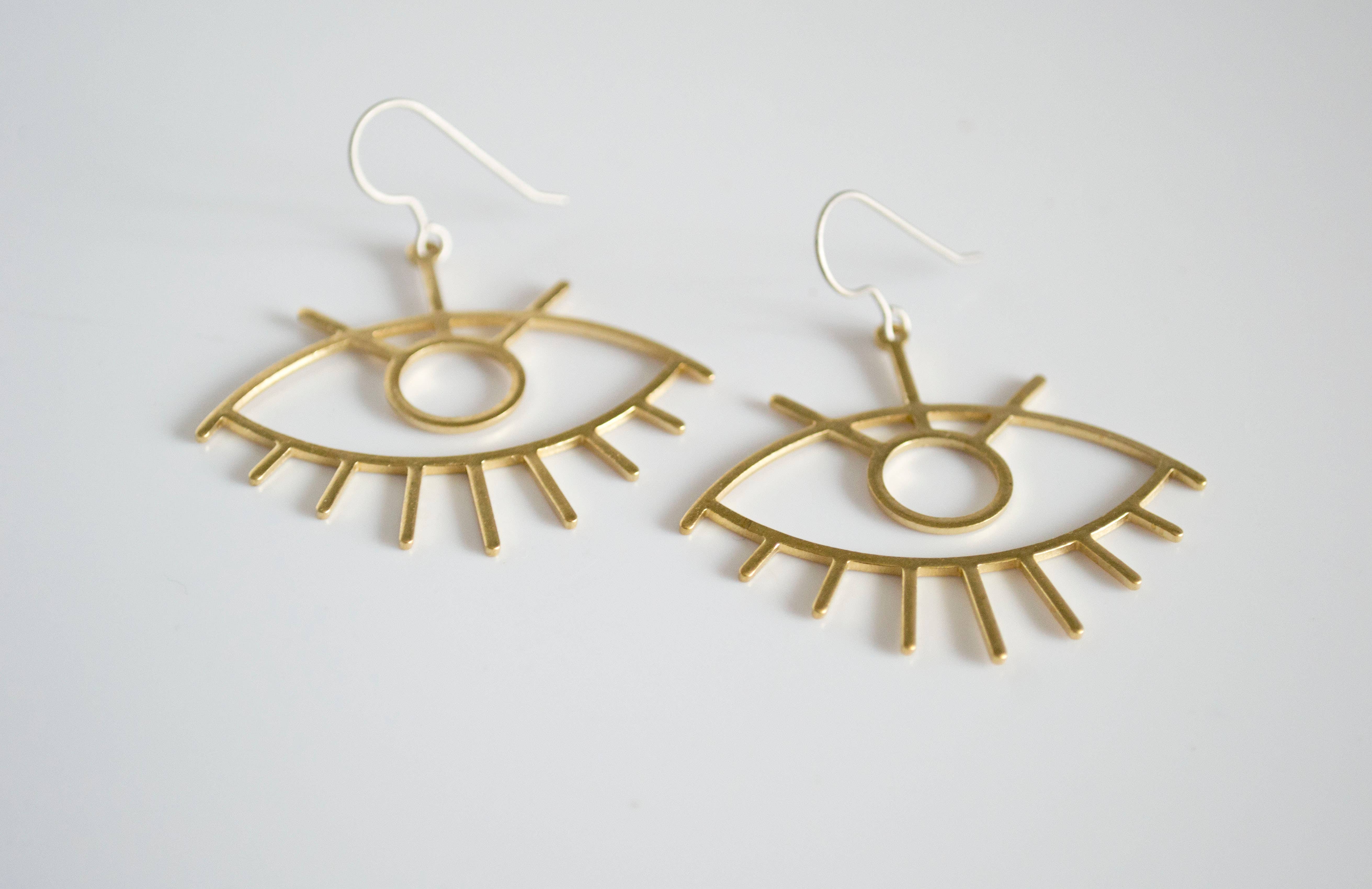 Grey Theory Mill - Wholesale Dangle Earrings - Eye dangly earrings2