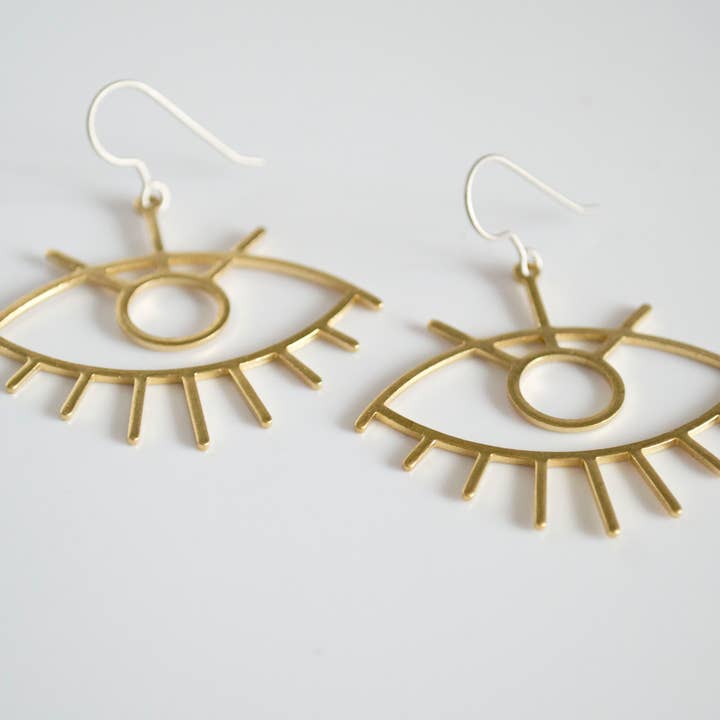 Grey Theory Mill - Wholesale Dangle Earrings - Eye dangly earrings2