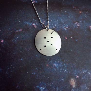 Cygnus Constellation Sterling Silver Necklace for wholesale by Tactile Melodies