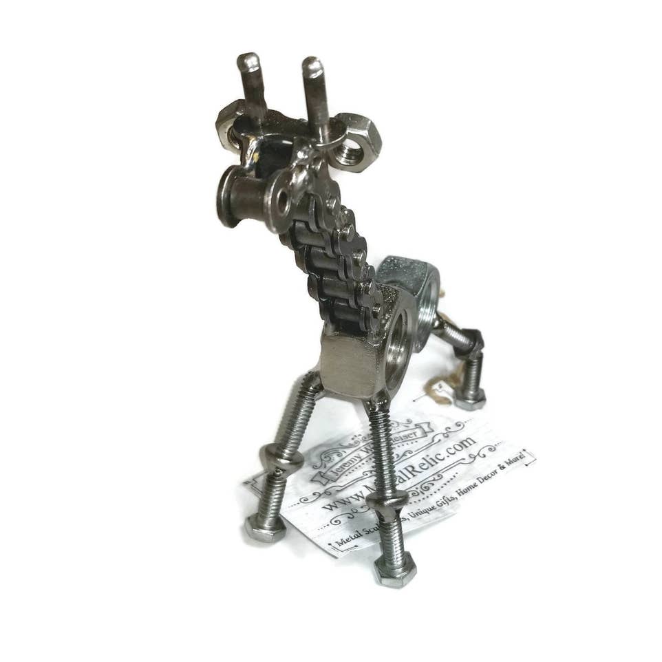 Metal Relic - Wholesale Decorative Figurine - Metal Giraffe Figurine