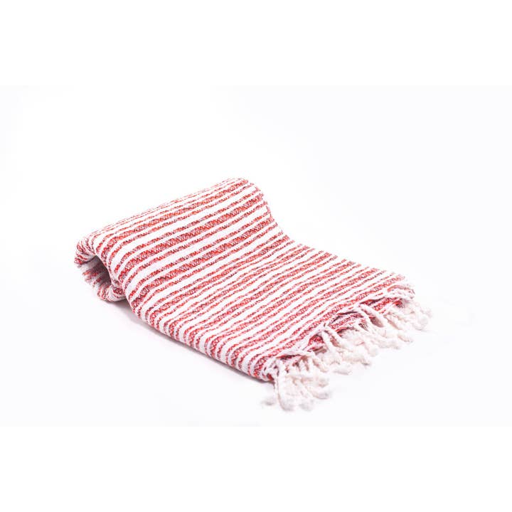 Red Melissa Peshtemal Towel for wholesale by Buldano