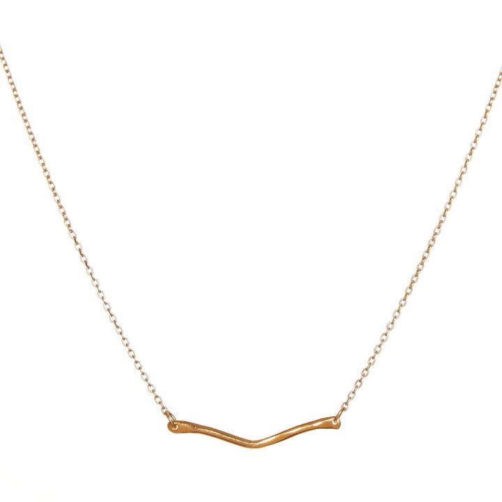 Alicia Marilyn Designs - Wholesale Pendant/Charm Necklace - Gold - Bar Necklace