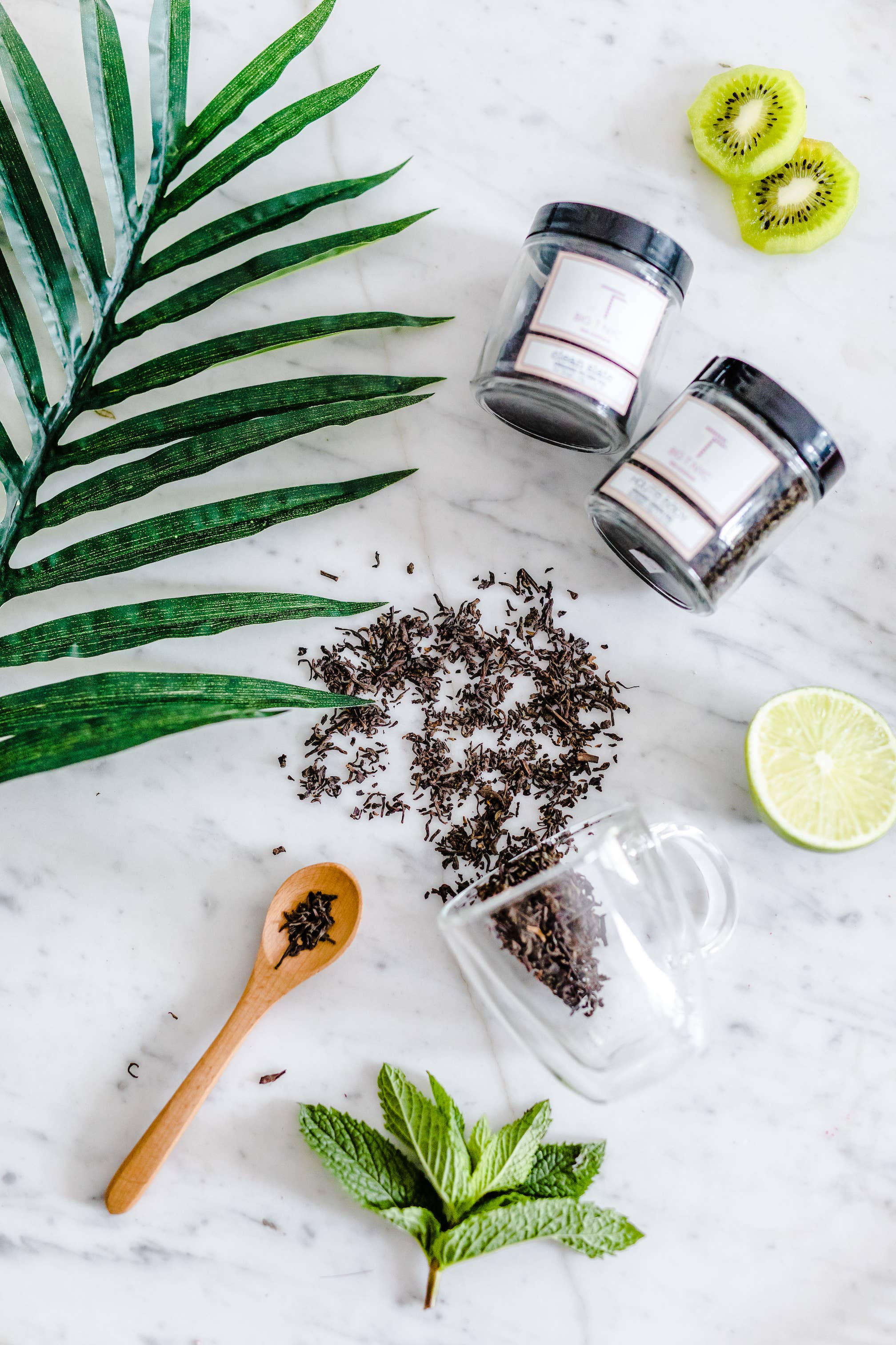 Big T NYC - Wholesale Loose Tea - UNEXPECTED FLING Organic Green Tea + Rose, Cherry2