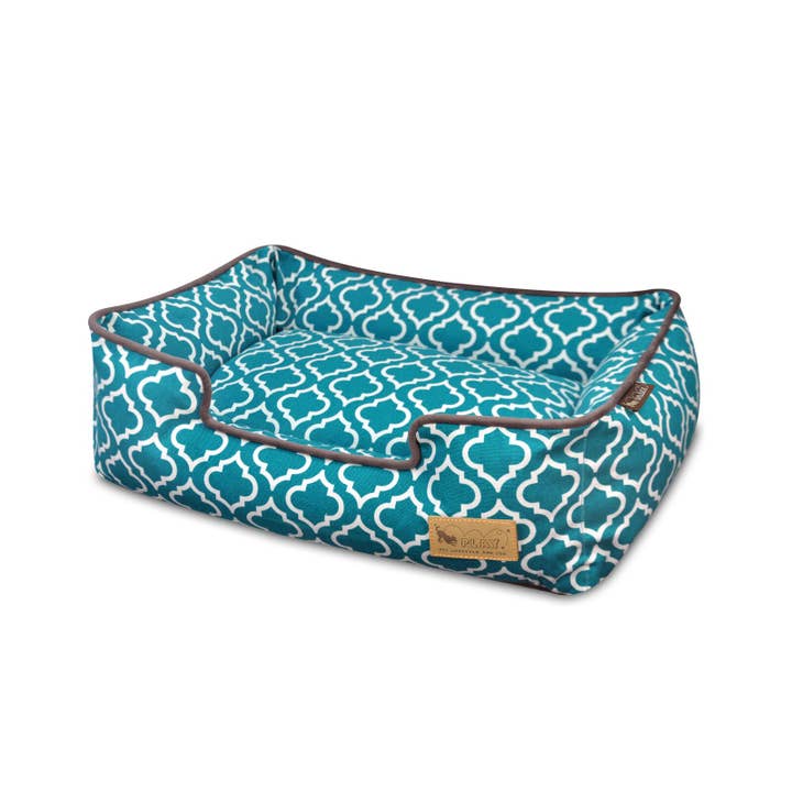 Moroccan Lounge Bed - Teal for wholesale by P.L.A.Y. Pet Lifestyle and You