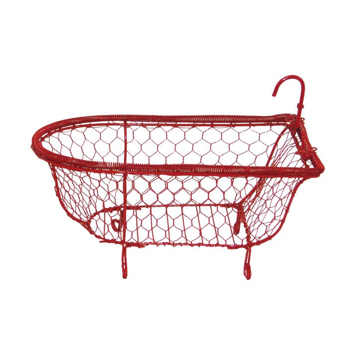 Home Kreation by KK dba Kraft Klub – Objeto de mesa decorativo por atacado – TUBUBO ARIO VERMELHO HANDO 11"Lx6"Wx8"H0