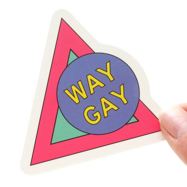 Word For Word Factory - Wholesale Sticker - WAY GAY Sticker l Cute Pride Gay Gift0