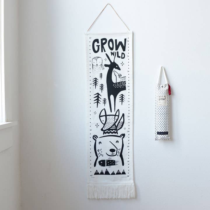 Wee Gallery - Wholesale Growth Chart - Kids & Baby - Woodland Canvas Growth Chart2