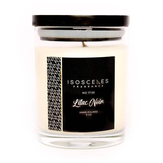 6oz Glass Jar - Lilac Noir for wholesale by Isosceles Fragrance