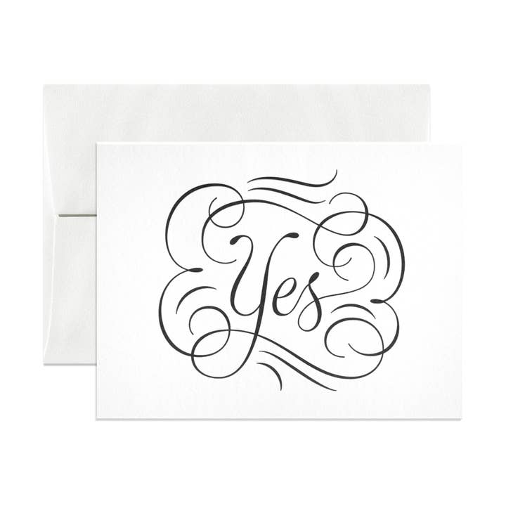 Yes Greeting Card for wholesale by Open Sea