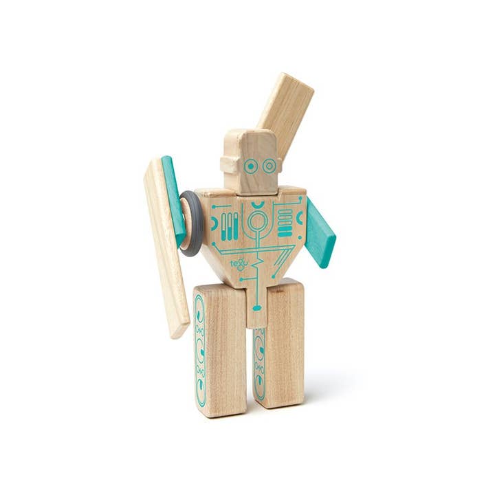 Tegu - Wholesale Wood Toy - Kids - Magbot - Magnetic Wooden Block Set2