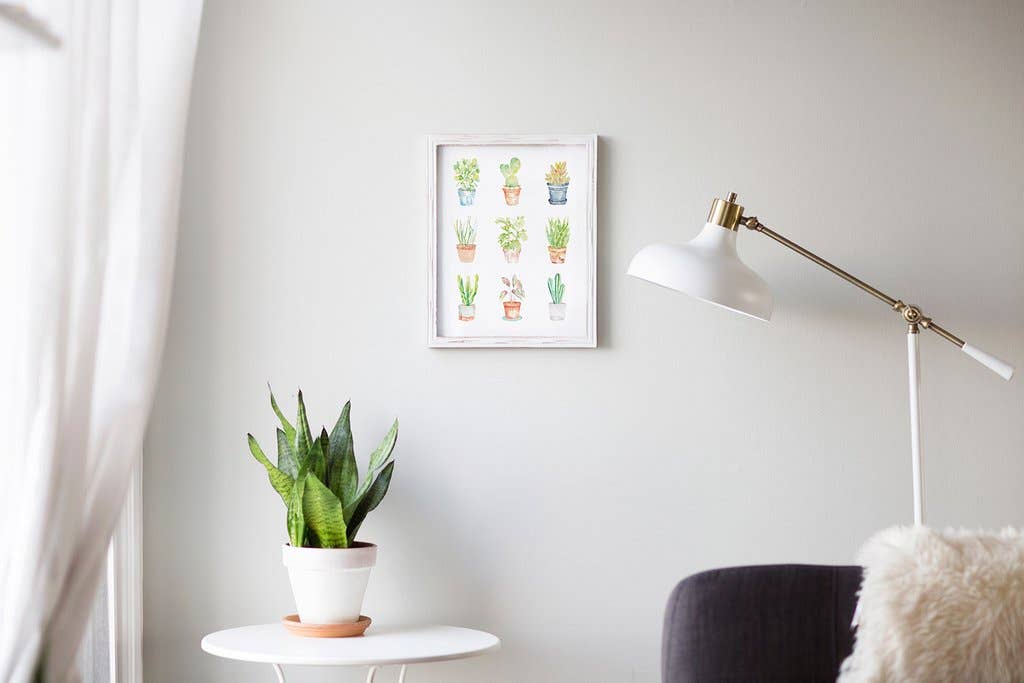 Lilac Paperie - Wholesale Art Print - 8” x 10” Mini Plants  Watercolor Print1