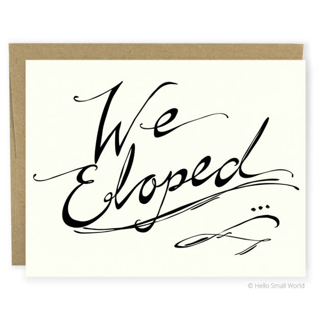 Vi har rymt skriptkort för wholesale av Hello Small World