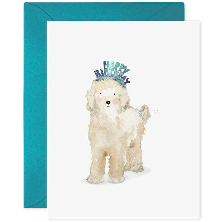 E. Frances Paper - Wholesale Birthday Card - Lucy Dog Labradoodle | Birthday Greeting Card